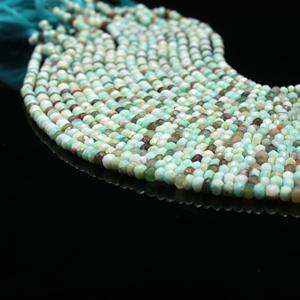 Vente chaude Opale Péruvienne Naturelle À Facettes Rondelle Perles Bleu 8mm Cristal pour Collier Faire Les Meilleures Perles En Gros - Product Image 3