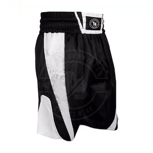 Pantalones cortos de boxeo para hombre de nuevo estilo Pantalones cortos de boxeo de color sólido para la venta Pantalones cortos de boxeo hechos en Pakistán - Product Image 2