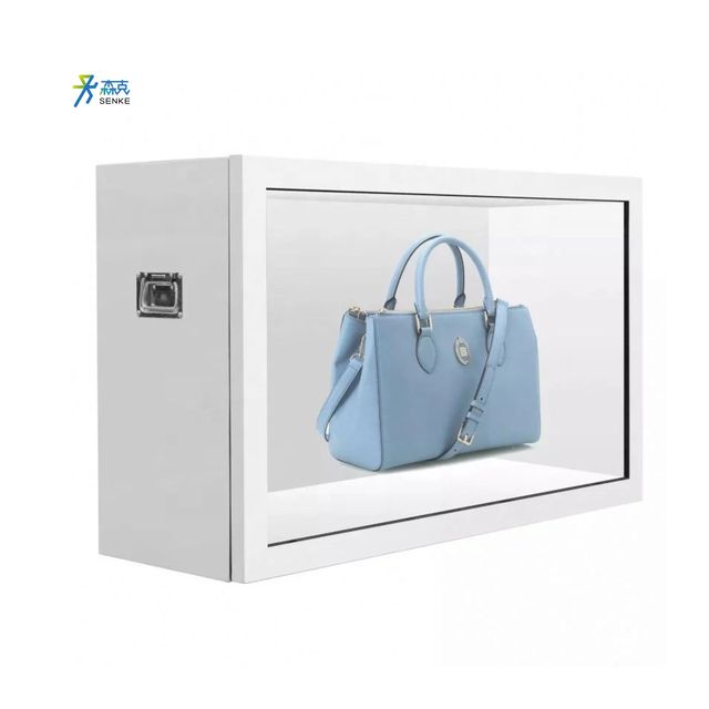 SenKe 21.5" 32" 43" 55" 65" 86" Totem Advertising See Through Holographic 3D Transparent LCD Display Box