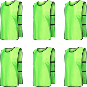 Wholesale Promotional <b>Football</b> Basketball Marathon Team <b>Bibs</b> Custom Polyester Sports Breathable Training Vest With Logo - Product Image 3