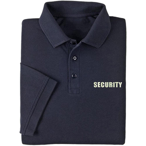 Uniformes de sécurité unisexe pour hommes Nouveau polo gris à manches courtes avec patch brodé pour l'été imprimé - Product Image 4