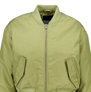 2025 couleur unie pleine fermeture éclair femmes Bomber veste de qualité supérieure léger Bomber veste pour femmes haute qualité vêtements de rue - Product Image 3