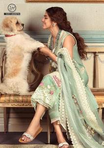 Meilleures ventes Robe maxi brodée de qualité supérieure Robe de soirée en ligne pour femmes pour les occasions formelles Style indien et pakistanais - Product Image 6