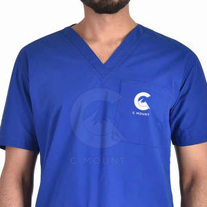 Uniforme médico de talla grande hecho a medida cómodo y ligero tejido de punto uniformes hospitalarios - Product Image 5