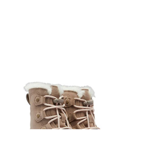 Stivali Impermeabili SOREL Explorer a Metà Polpaccio per Bambina, Foderati in Pelliccia Sintetica, Colore Taupe/Chalk, in Tessuto Sintetico Termico Caldo, Taglia 12M - Product Image 3