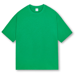 Premium Quality Men's Custom Organic Cotton Plane <b>Logo</b> Cut and Sew Short Sleeve Men's T-shirt - Product Image 1