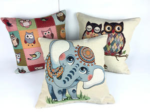 Sarung Bantal Sofa Lantai Motif Hewan Jacquard Persegi Mewah Khusus untuk Rumah Sakit & Rumah - Product Image 5