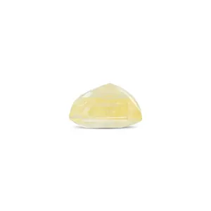 Saphir Jaune Naturel de 7,59 Carats (Pukhraj) - Pierre Précieuse Facettée Taille Émeraude - Product Image 2