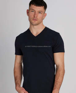 เสื้อยืดลำลองสำหรับผู้ชายเสื้อยืดสีทึบสำหรับผู้ชายเสื้อผ้าแฟชั่นดีไซน์ล่าสุด - Product Image 5