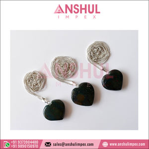 Pendentifs en forme de cœur en hématite faits à la main, pierres précieuses uniques et magnifiques, qualité supérieure AAA, gamme exclusive. - Product Image 4