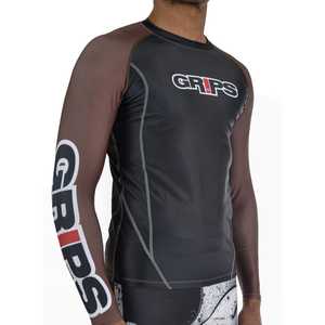 Protection anti-éruption cutanée mma à compression, rashguard mma rashguard OEM, protection anti-éruption pour hommes à impression personnalisée sublimée - Product Image 2