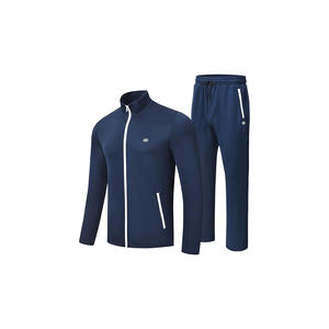 Conjunto de chándales para hombre, sudadera deportiva informal de manga larga con cremallera completa para correr, trajes de 2 piezas para hombre - Product Image 6