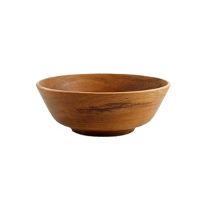 2024 moderne en bois servant très finition et vaisselle bol à salade plusieurs tailles conception bols à savon décorations de mariage bols - Product Image 2