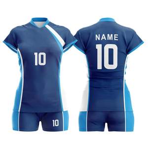 Maillots de volley-ball en polyester à séchage rapide direct d'usine uniformes de volley-ball unisexes personnalisables pour les équipes et l'entraînement 2025 - Product Image 6