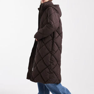Veste d'hiver longue matelassée en duvet, prix de gros, veste parka longue pour femmes, nouvelle arrivée 2026, mode d'hiver, veste rembourrée pour femmes - Product Image 5
