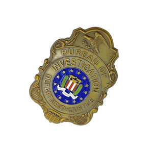 Insignia de Seguridad Metálica Personalizada 2D 3D, Pin de Esmalte Suave con Troquelado, Impresión y Logotipo Personalizado, Electrochapado para Regalo - Product Image 4