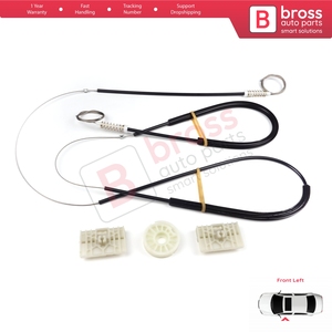 BWR651 Power <b>Window</b> Regulator Repair Set Front Left Door for A6 C6 S6 4F 4F2 4F5 2004-2011 4/5 Door 4F0837461 - Product Image 2