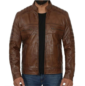 Chaqueta de Cuero Transpirable para Hombre, Nueva Moda, Alta Calidad, 2026 - Product Image 1