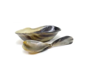 ชามเขาควายพร้อมเสิร์ฟสลัดสำหรับห้องครัวและร้านอาหาร - Product Image 1