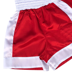 Conjunto de Pantalones Cortos de Boxeo 100% Satén, Nuevo Chaleco de Boxeo para Luchador de Kickboxing - Product Image 3