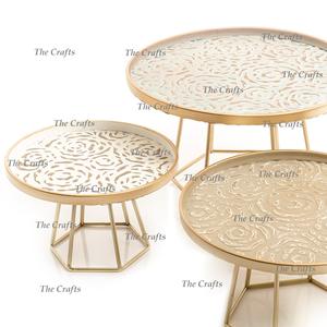 Set Of Three Metal <b>Cake</b> Stand With Finest Quality Metal <b>Cake</b> Stand For Birthday Engagement <b>Wedding</b> Usage - Product Image 2