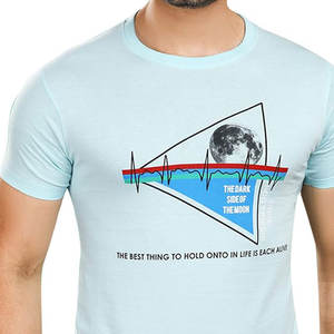 Camiseta de lavado ácido de gran tamaño Vintage Retro de alta calidad de punto de algodón pesado con diseño de cuello redondo con estampado de logotipo personalizado - Product Image 4