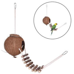ECOLÓGICO VIETNAM COCO CASA PÁJARO/NIDO JAULA ESCALERA ESTILO - Product Image 4