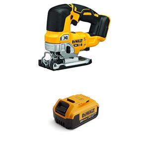 เลื่อยจิ๊กซอว์ไร้สาย พรีเมียม 4.0Ah รุ่น DIY สำหรับงานตัดโลหะ กระเบื้อง ไม้  ไม่รวมแบตเตอรี่และที่ชาร์จ (DCS334B DCB204) - Product Image 4