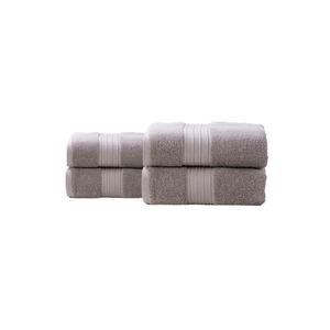 Ensemble de serviettes de bain de luxe ultra douces 100% coton 4 pièces Logo personnalisé Serviette de qualité hôtelière cinq étoiles durable à séchage rapide et écologique - Product Image 4