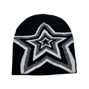 หมวกบีนนี่ปรับแต่งได้สำหรับฤดูหนาวหมวกถักอบอุ่นสำหรับผู้ชายและผู้หญิงวัสดุอ่อนนุ่ม - Product Image 1