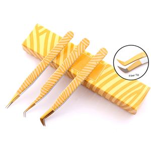 Extension de cils en vrac pince à épiler légère en acier inoxydable beauté conception Unique personnaliser Logo avec boîte d'emballage - Product Image 3