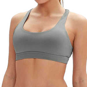 Vente en gros de soutien-gorge de sport pour femmes pour salle de sport vêtements de sport respirant femmes dos croisé soutien-gorge de sport de yoga à soutien élevé - Product Image 5
