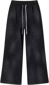 สเวตเตอร์รุ่นวินเทจของผู้ชายเสื้อฮู้ดสกรีนลายจางหายไปแดดผ้าคอตตอน Sweatpants100 % - Product Image 6