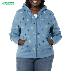 Sweat-shirt unisexe zippé 2026 de haute qualité 100 % coton respirant à séchage rapide avec doublure polaire/tissu éponge français pour l'hiver - Product Image 4