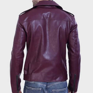 Chaqueta de Motociclista de Cuero Original para Hombre, Modelo 2026, Superventas, Diseño Invernal con Cuello Alto y Resistente - Product Image 4