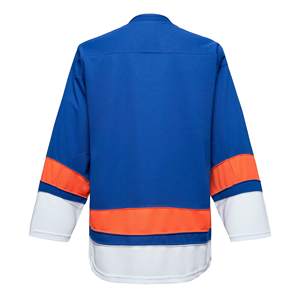 Maillots de hockey sur glace personnalisés en gros – Uniformes d'équipe en polyester sublimé à col en V, séchage rapide, respirants, vierges, en vrac, vêtements de sport - Product Image 2