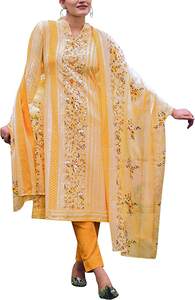 Costume ethnique formel en coton imprimé Salwar Kameez musulman indien pakistanais femmes robe grande taille femmes - Product Image 6