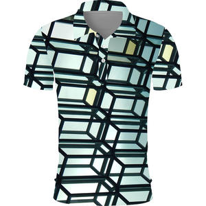 Camiseta Polo de Manga Corta y Corte Ajustado para Hombre, Camisa de Poliéster para Golf y Tenis, Patrón Sólido de Moda de Negocios - Product Image 6