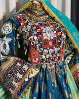 Nuovo arrivo Afghani Pakistani Wedding Party abiti da donna pesanti ricamati abiti Vintage bohémien realizzati in seta