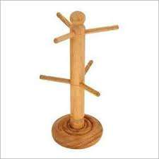 Soporte para tazas de madera Estante de árbol para soporte para tazas de jugo Árbol Acacia Soporte para tazas de madera Árbol a bajo precio - Product Image 5