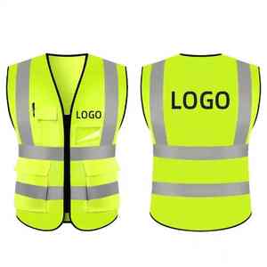 Chaleco de seguridad con logotipo personalizado, chaleco de seguridad blanco con bolsillo para trabajo, chaquetas de seguridad personalizadas con bolsillos, novedad de 2024 - Product Image 6