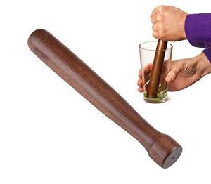 DIVRIS DR-3802 Wood Cocktail Muddler Handmade Modern Eco-Friendly <b>Bar</b> <b>Tool</b> for Mixing Drinks - Product Image 6
