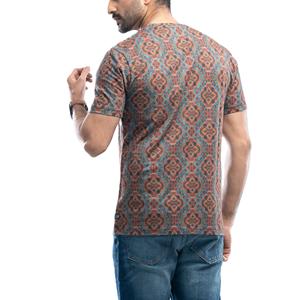 Camiseta de Jersey informal personalizada para hombre 100% algodón cuello redondo ropa de alta calidad impresa con patrón único - Product Image 2