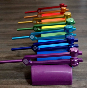 Juego de Diapasones de Chakra de Marte para Sanación, 7 Piezas, Diapasones de Colores con Peso... - Product Image 6