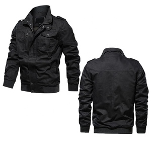 Chaqueta Bomber de Invierno de Algodón con Cierre, para Hombre, Diseño Casual, Nuevo Estampado/Color Sólido, Forro de Algodón Ecológico, Venta al Por Mayor OEM, Calidad Superior - Product Image 1