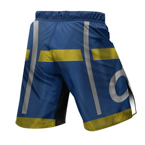 Shorts de MMA extensibles de qualité supérieure pour adultes, entraînement, jogging, avec motif imprimé numérique, séchage rapide et respirant - Product Image 2