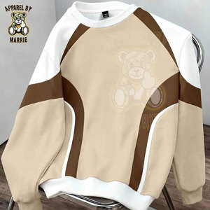 Sudadera de Algodón Personalizada OEM para Hombre, Sudadera de Cuello Redondo con Logotipo Personalizado, Corte Regular, Etiqueta Privada - Product Image 1
