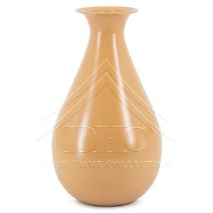 Jarrón Moderno de Metal Mate Color Terracota, Florero Decorativo de Hierro para Decoración del Hogar, Centro de Mesa Nórdico Minimalista de Lujo - Product Image 3