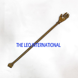 Fil d'acier Métal Base en marbre Forme unique Finition or Sculptures modernes de l'Inde Style fantaisie Accent décoratif pour la maison - Product Image 5