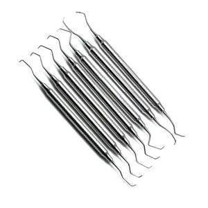 Instrumentos quirúrgicos dentales profesionales Gracey Curettes Hu-Friedy Sickle Scaler Set 7 Instrumentos - Product Image 6
